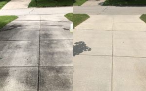 Power Washing Driveway