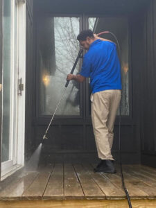 Powerwashing Deck