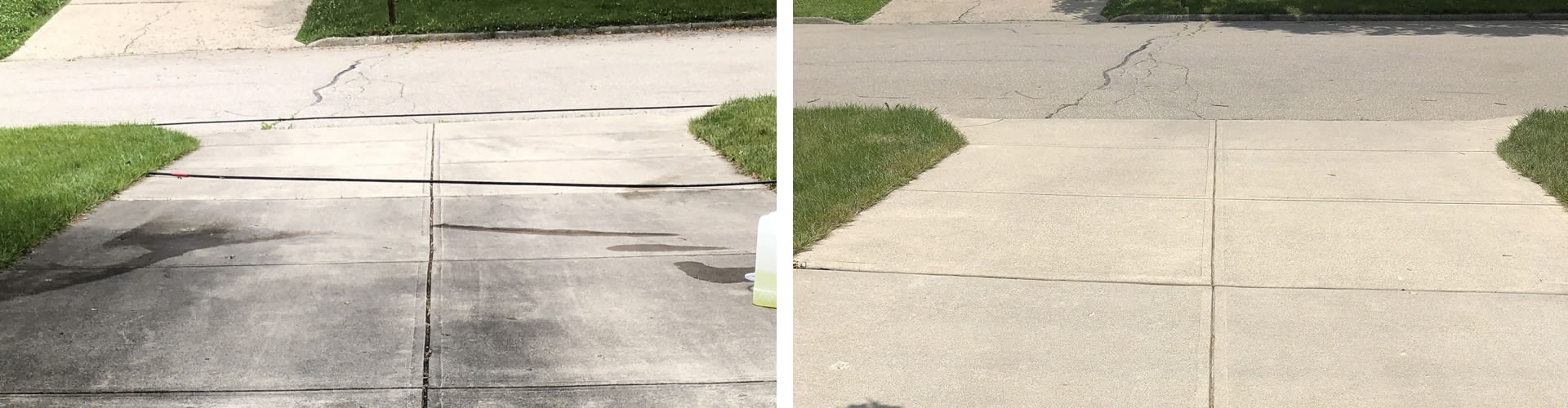 Power Washing Driveway